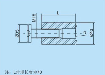 Z04的幕墻轉(zhuǎn)接件CAD尺寸圖