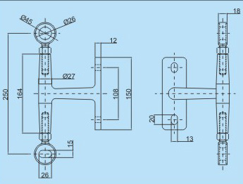 250KB-8不銹鋼肋接爪規(guī)格參數(shù)圖